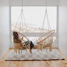 Cctro hanging rope hammock chair swing seat, large brazilian hammock net chair porch chair for yard. Indoor Hanging Chair All You Need To Know About It