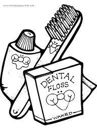 Toothbrush Coloring Page Salud Dental Cuidado Dental Habitos De Higiene