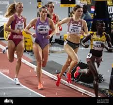 Madeline Kelly, Addison Wiley and Isabelle Boffey during Heat 5 of the  womenÕs 800m During the