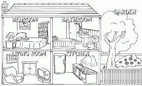 View and print full size. Inside House Coloring Pages Coloring Data Authority