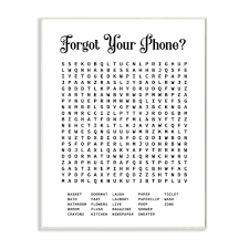 Stunning design that speaks to an audience is paramount for brands of all sizes. Ebern Designs Phone Crossword Puzzle Bathroom Word Design Graphic Art Print Reviews Wayfair