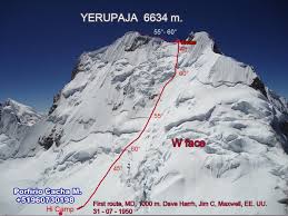 El primer ascenso con supervivencia y deseo de vida en el nevado Yerupaja  Grande