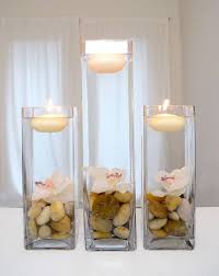 I Used A Tall Square Vase To Create A Similar Candleholder With Stones And White Sand Instead Of Water Home Decor Vases Home Decor Diy Home Decor