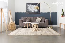 Holz stehlampen fur ihr wohnzimmer lampenwelt de. Metall Bogen Stehleuchte Mit Messing Finish Zuiver 190cm