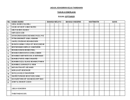 Jadwal ka gaya baru malan selatan atau gbms nomor ka 103. Jadual Kehadiran Kelas Tambahan