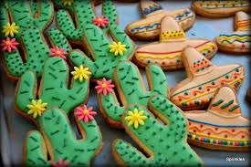 Besides cookies, it's perfect for cutting soft fruit, cheese, or sandwiches. Cactus And Sombrero Cookies Cookies Theme Sombrero Cookies Sugar Cookies Decorated