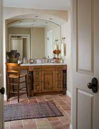 We did not find results for: Terracotta Floor Rustic Vanity And Lavender Growing In The Bathroom Perfect Rustic Flooring Rustic Kitchen Kitchen Flooring