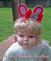 Peppa Pig Party, Peppa Ears, Pig Headband, Pig Birthday Party Headbands,  Ear Headband, Peppa Pig Birthday Gift, Birthday Headband