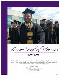 Honor Roll OF DONORS 2007-2008