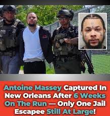 One of two inmates who escaped jail a few days ago and is still on the run,  Antoine Massey's sister and girlfriend are both accused of helping him,  according to FOX 8.