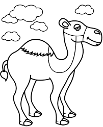 Below is an example of how this camel was colored in by a talented colorista, lisa caryl! Camel Coloring Page