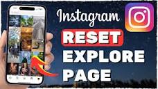 How to Reset Instagram Explore Page (2024) - YouTube