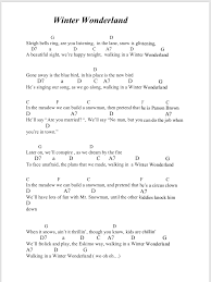 Winterwonderland Songtext Und Chords Gitarre Noten Weihnachtslieder Chords Gitarrenakkorde Songs