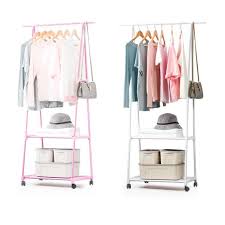 Ikea clothes rack (white) brand: Ikea Mulig Wardrobe Open Clothes And Storage Rack With Wheel Ikea Clothes Hanging Rack Ikea Penggantung Baju Shopee Malaysia