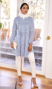 Refka Long Stripe Cotton Tunic Dress Cotton Tunics Cotton Tunic Dress Long Tunic Tops