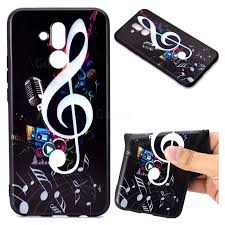 Music Symbol 3d Embossed Relief Black Tpu Back Cover For Huawei Mate 20 Lite Guuds Huawei Mate20lite Hu 3d Iphone Cases Android Phone Cases Iphone Cases