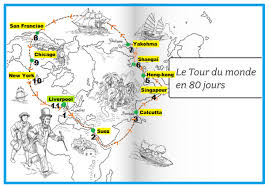 Le tour du monde en 80 jours, c'est une comédie en 80 fous rires. Et Si Phileas Fogg N Avait Voyage Qu A Bicyclette Lettres Ldd 1eres