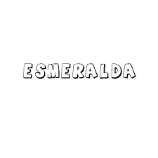 Esmeralda Dibujos Para Colorear
