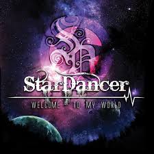White and yellow smiling stars dancing. Star Dancer Welcome To My World