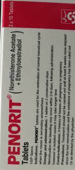 Medicine Guide Penorit Norethisterone Ethinylosestradiol Tablets By Sami