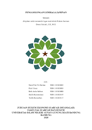 Unsur unsur dalam hukum jaminan : Hukum Jaminan Research Papers Academia Edu