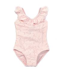 This enchanting collection includes a wide selection of adorable suits that are simply charming. Little Me Baby Girl 6 24 Months Bow Back Eyelet One Piece Swimsuit Dillard S