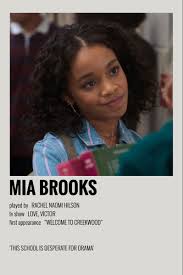 Polaroid Character Posters Mia Brooks In 2020 Love Simon Victor Tv Shows