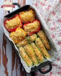 Una ricetta facilissima per far mangiare le verdure anche a chi non le ama particolarmente. Batuffolando Ricette Verdure Ripiene Di Riso Al Forno