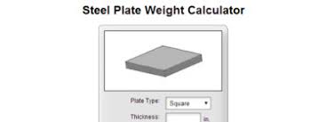 plate weight calculator portland bolt