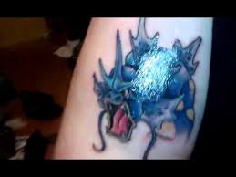 Gyarados tattoos show the strength and power of the one who bears them; Pokemon Gyarados Tattoo Youtube