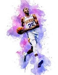 Pin By Mvp On Nba And Stuff Nba Artwork Jordan Painting Basketball Art