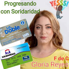 Luis Abinader acaba de informar a traves de twitter que se designará a la  Lic.Gloria Reyes (@GloriaReyesG) como directora de #Progresando con  #Solidaridad, quien también será miembro de esta comisión  interinstitucional.