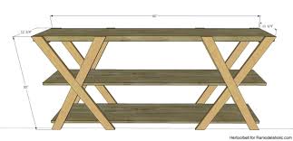 An Easy Build Diy Double X Console Table For Your Entryway Build For Less Than 50 With T Farmhouse Console Table Diy Entry Table Woodworking Furniture Plans
