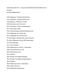 Check spelling or type a new query. Daftar Kode Icd 10 Untuk Diagnosis Kasus Ginekologi