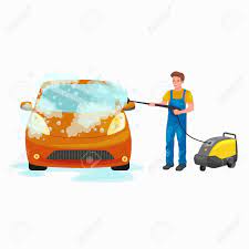 A car wash (also written as carwash) or auto wash is a facility used to clean the exterior and, in some cases, the interior of motor vehicles. Car Wash Services Auto Cleaning With Water And Soap Car Interior Royalty Free Cliparts Vectors And Stock Illustration Image 63149181