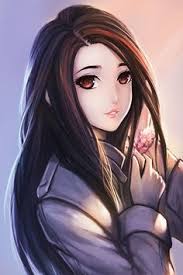 Girl Brown Long Hair Anime Anime Drawings Manga Anime