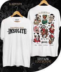 T Shirt Old School Tattoo Collector Streetwear 2019 Insolite Clothing Inspired By Tattoo T Shirt Streetwear American Tattoos Bright An Vetements T Shirt