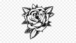 Black and white rose tattoos, or black and grey, may not have any meaning specifically attached to their color but this piece is classic, especially if done in the style of chicano illustrative, but usually, people get this color combo because of the aesthetic, not for the actual symbolism of the tint. Art Rose Order Monochrome Photography Black And White Roses Tattoo Drawings Transparent Clipart 5499849 Pinclipart