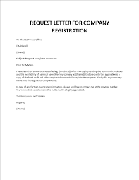 How to write an application letter university? Request Letter For Company Registration