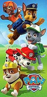 Amazon Com Paw Patrol Beach Towel By Nickelodeon Home Kitchen Beach Towel Paw Patrol Oversized Beach Towels