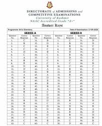 Chemistry final exam answer key 2020. Kashmir Update University Of Kashmir Answer Key For Facebook