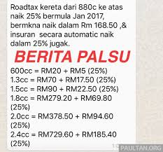 Pertama untuk etil alkohol (ea), tarif cukai per liter untuk produk dalam negeri dan impor rp 20.000. Info Kenaikan Cukai Jalan Adalah Palsu Jpj Paultan Org