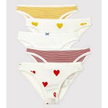 Notre culotte menstruelle a un niveau d'absorption moyen, elle absorbe à elle seule l'équivalent de 2 à 3 tampons (20ml). Lot De 5 Culottes Coton Bio Petit Bateau La Redoute