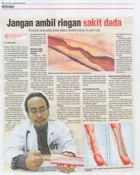 Penyakit jantung tersumbat adalah salah satu gangguan jantung yang dianggap sangat umum. Sinar Harian Jangan Ambil Ringan Sakit Dada Melaka Straits Medical Centre