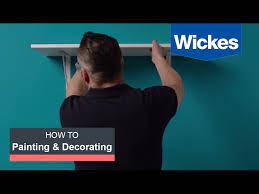 how to put up a shelf with wickes youtube black ledge