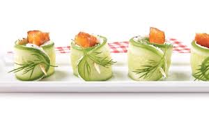 Hot Smoked Salmon Tapas With Cucumber Cream Cheese And Dill Tapas Smoked Salmon Cream Cheese