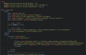 Youtube Embeded Video Error No Access Control Allow Origin Stack Overflow