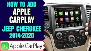 Apple carplay will launch automatically in cherokee's touchscreen and its icon will replace the phone icon in the home screen. Jeep Cherokee Apple Carplay 2014 2019 Jeep Cherokee Uconnect 8 4 Apple Carplay Android Auto Upgrade Youtube