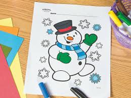 Print and color winter pdf coloring books from primarygames. Snowman Free Printable Coloring Page Fun365