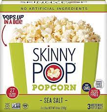 Skinny Pop Microwave Sea Salt Popcorn 8 4 Oz Pack Of 3 Ninelife Singapore